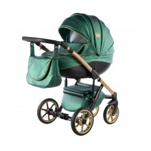 Navi - Metalic Green Gold -  3w1 - Wózek dziecięcy - Kajtex