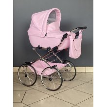 Wózek lalkowy - Princess Pink - Chrom/B
